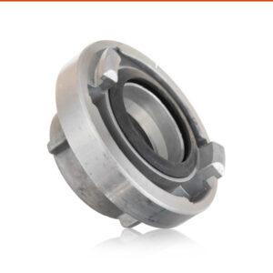 Metallist Storz 52C standardile vastav liitmik sisekeermega, mõeldud tulekustutussüsteemide ja veevoolikute ühendamiseks.