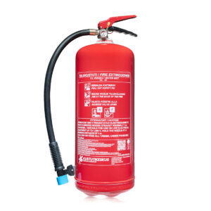 Punane 6 L veeudukustuti A- ja F-klassi põlengutele. Ohutu tulekustuti, mis ei tekita kustutusaine reostust.