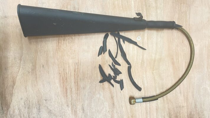 5 kg sõsihappegaaskustuti voolik on purunenud